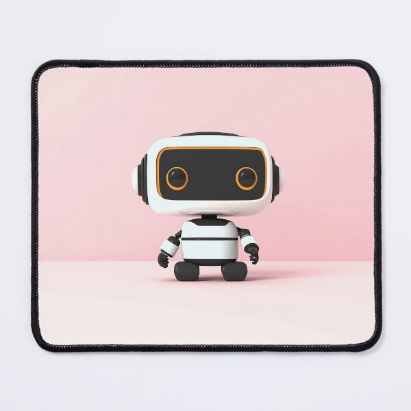Item preview, Cute Robot Illustration With Minimalist Design designed and sold by GoldenTealArts.