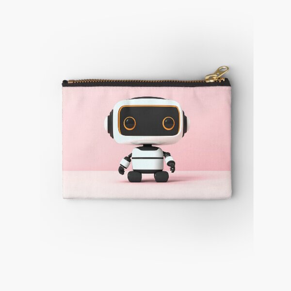 Item preview, Cute Robot Illustration With Minimalist Design designed and sold by GoldenTealArts.
