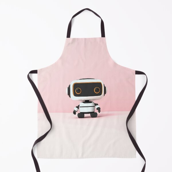 Item preview, Cute Robot Illustration With Minimalist Design designed and sold by GoldenTealArts.
