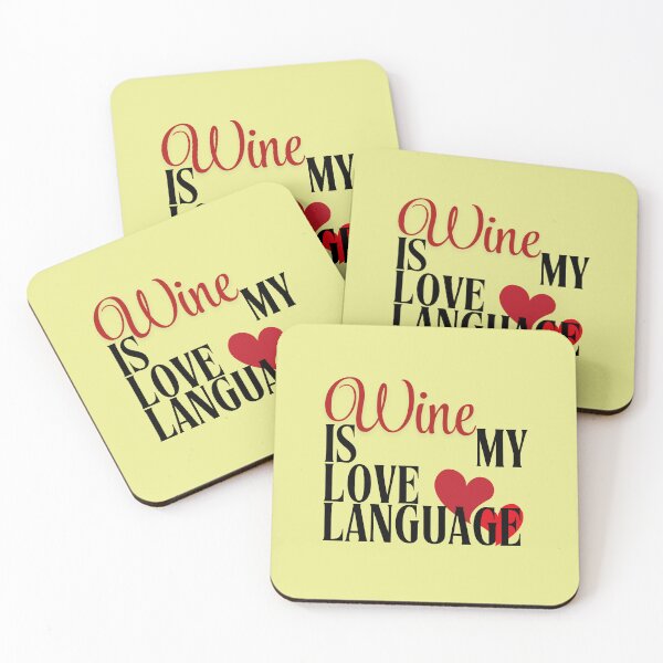 Item preview, Wine Is My Love Language | Romantic Wine Lover Design designed and sold by Literally-True.