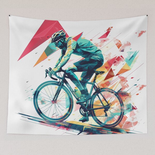 Item preview, Freedom on two wheels – Colorful design for cycling fans designed and sold by BrainAK.