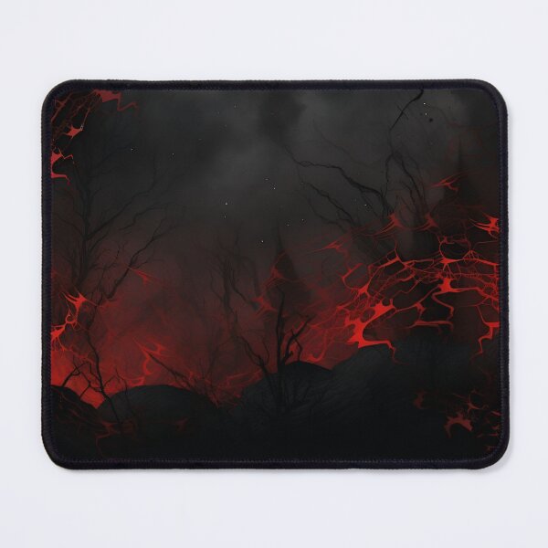 Item preview, Burning Shadows: Dark Fantasy Red Mist Forest designed and sold by Amr Siam.