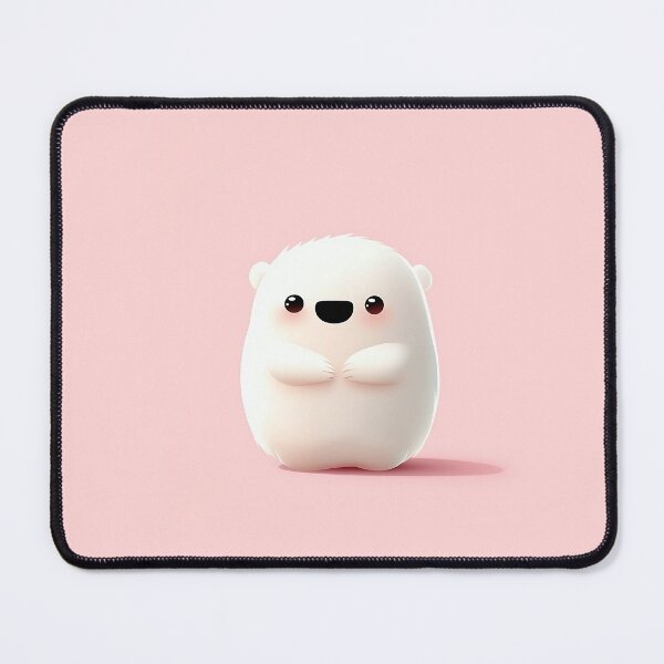 Item preview, Cute 3D White Bear Illustration designed and sold by GoldenTealArts.