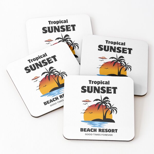 Item preview, Tropical Sunset Beach Resort designed and sold by Kumar-Artist.