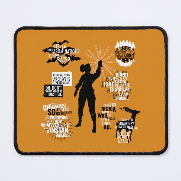 Item preview, Dragon Age Veilguard: Bellara Lutare Quotes designed and sold by firlachieldraws.