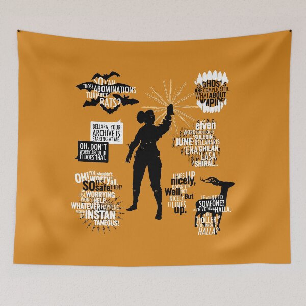 Item preview, Dragon Age Veilguard: Bellara Lutare Quotes designed and sold by firlachieldraws.