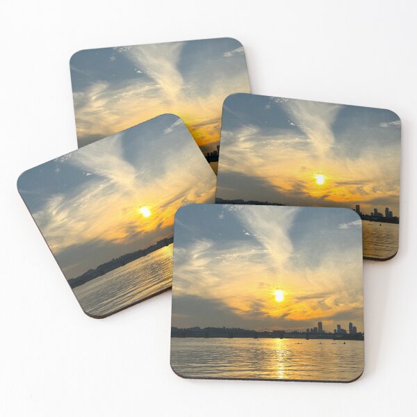 Item preview, Seoul Sunset from Banpo Bridge | South Korea Travel Photography designed and sold by YemmyZImages.