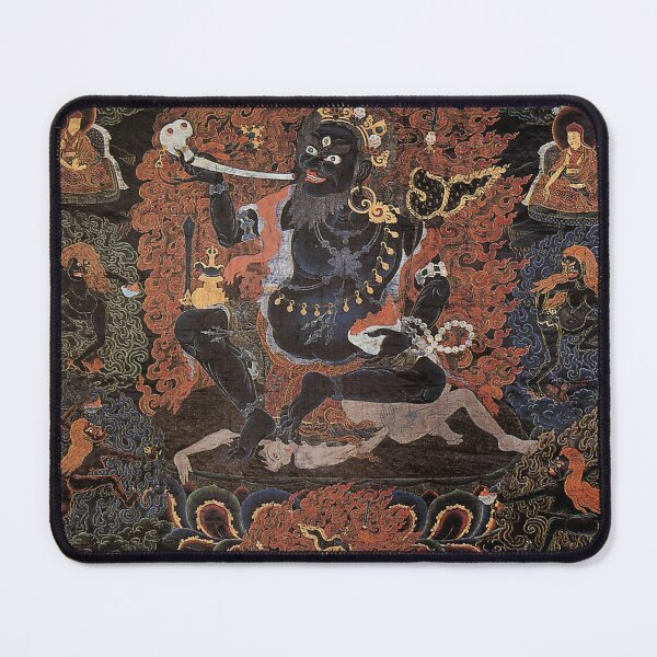 Item preview, Thangka 219 Mahakala Buddhist Protector Brahmarupa Brahmin 1700s designed and sold by GuyBlank.