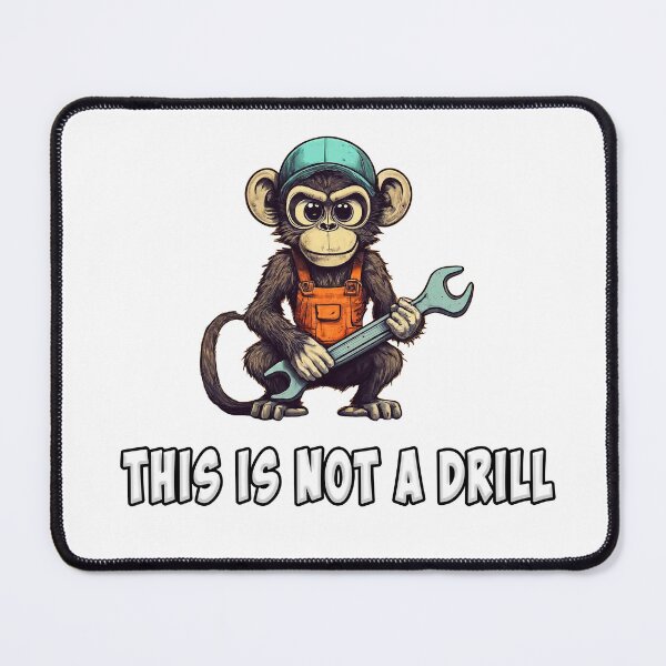 Item preview, This Is Not a Drill - Monkey with Spanner designed and sold by iamhewho.