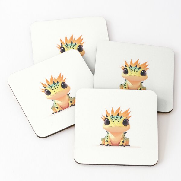 Item preview, Cute Baby Lizard Cartoon Illustration designed and sold by GoldenTealArts.