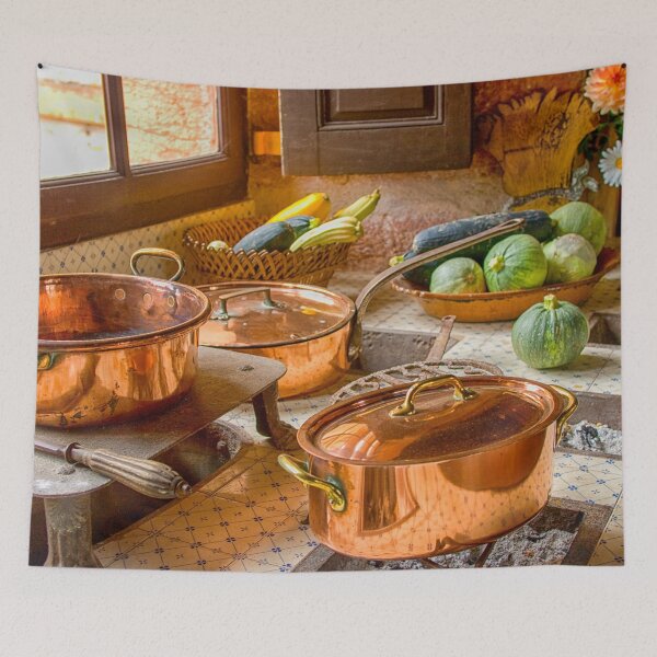 Item preview, Beautiful old kitchen from 17th century in French castle designed and sold by Photopat.