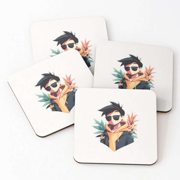 Item preview, Cool Cartoon Character Logo Design designed and sold by GoldenTealArts.