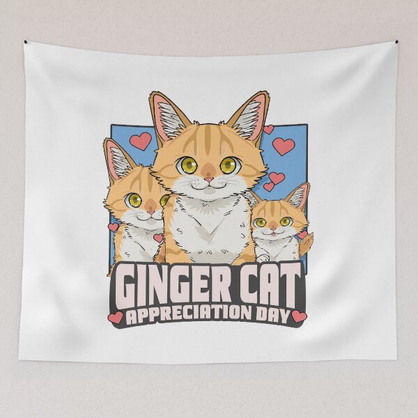 Item preview, Ginger Cat Appreciation Day Orange Cats September 1st designed and sold by Nosek1ng.