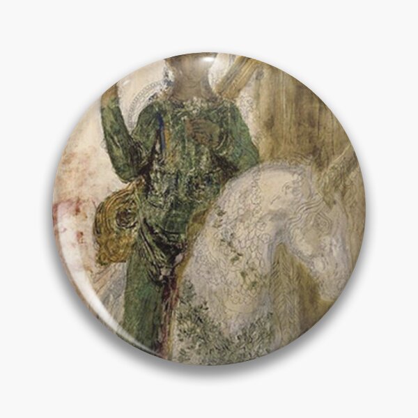 Item preview, Man on a Unicorn vintage musée Gustave Moreau artist painting designed and sold by Vintage Designs +.