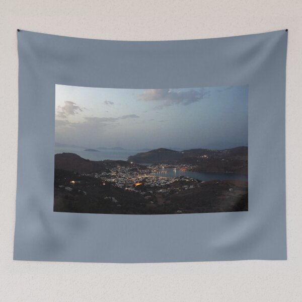 Item preview, Skala hazy evening view, Patmos designed and sold by paulboizot.