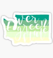 Washington - Der immergrüne Staat Sticker