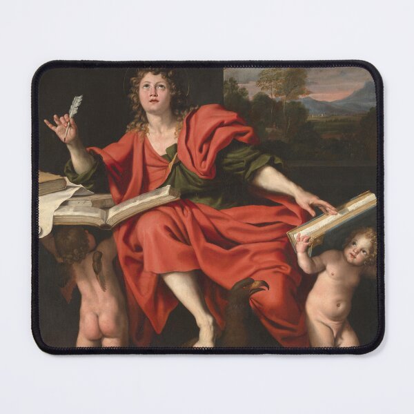 Item preview, Saint John the Evangelist (Domenichino) designed and sold by Vintage Designs +.