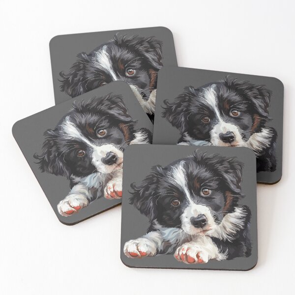 Item preview, Border Collie Puppy designed and sold by VelvetRoom.