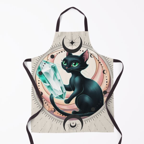 Item preview, Witchy Cat with Crystal designed and sold by tumbleweedphoto.