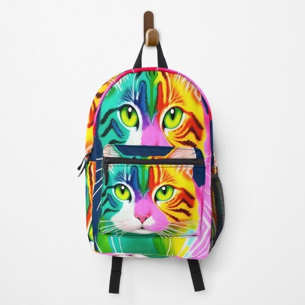 Item preview, Rainbow Cat Portrait | Cat Art | Cat Portrait | Cat Lover | Color Art designed and sold by UnhingedBird.