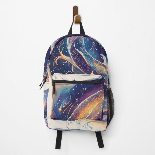 Item preview, Pisces Zodiac Sign: Captivating Galactic Illustration designed and sold by DobermanFans.