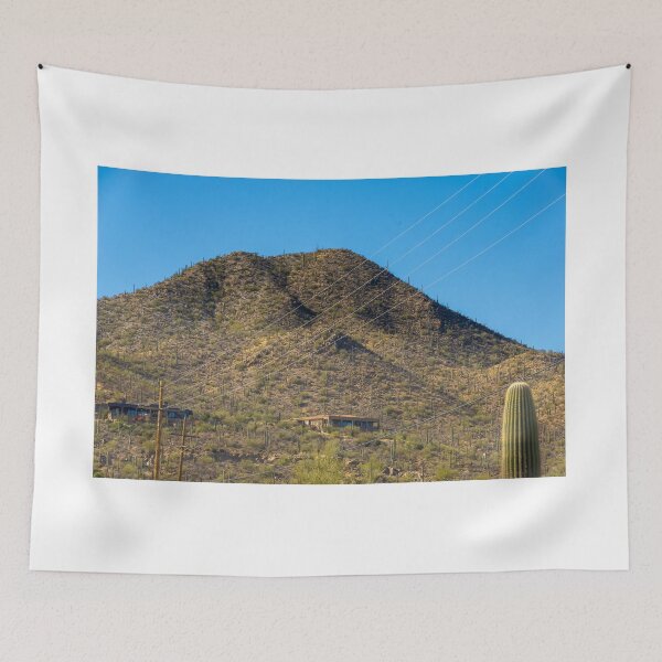 Item preview, This stunning photo captures the beauty of the Tucson desert with towering saguaro cacti standing proudly in the foreground designed and sold by EyezWatchin.