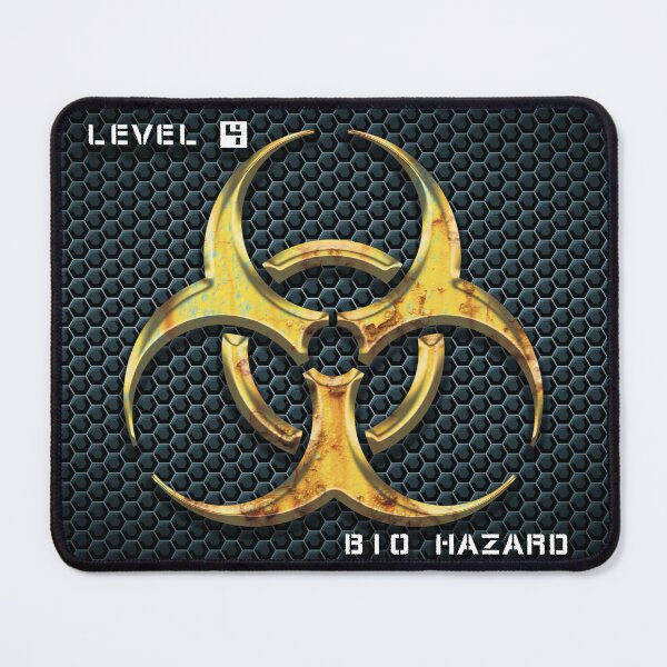 Item preview, Level 4 Bio Hazard Warning in a post apocalyptic universe designed and sold by Old Curiosity.