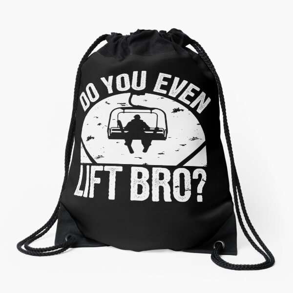 Item preview, Do You Even Lift Bro | Funny Skiing Saying designed and sold by tmerchtrends.