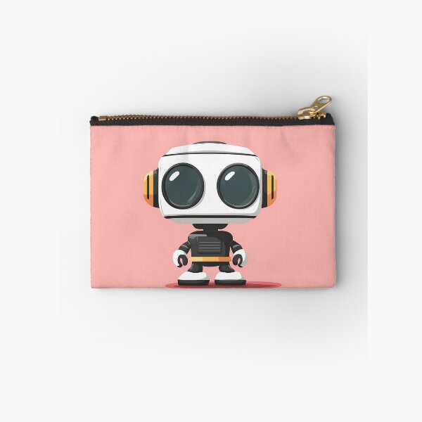 Item preview, Cute Robot With Big Eyes Illustration designed and sold by GoldenTealArts.