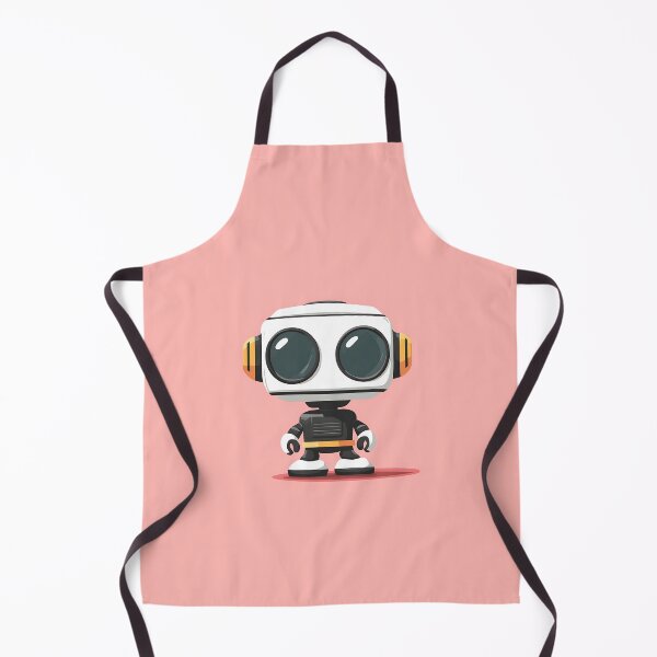 Item preview, Cute Robot With Big Eyes Illustration designed and sold by GoldenTealArts.