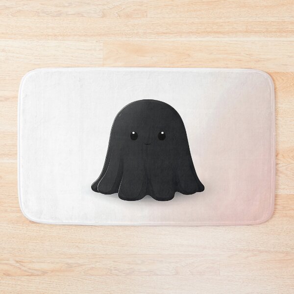 Item preview, Cute Black Ghost Icon With Pastel Background designed and sold by GoldenTealArts.