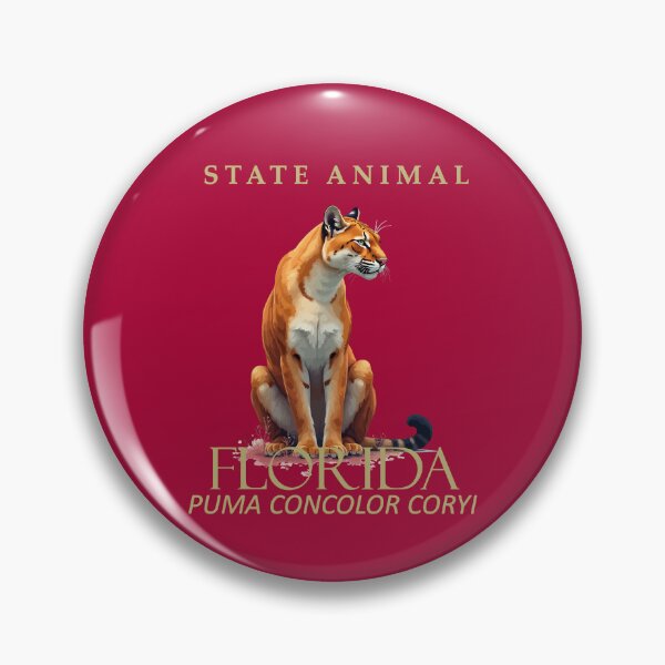 Item preview, Florida Animal North American Cougar Design designed and sold by taiche.