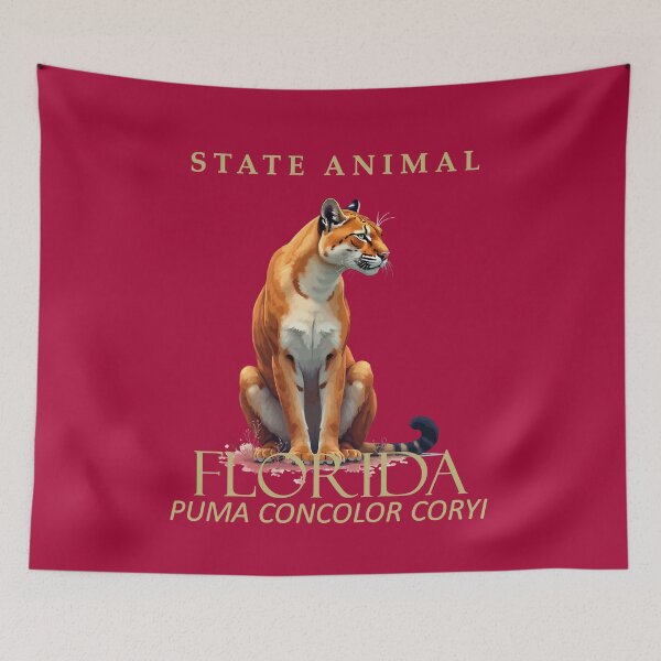 Item preview, Florida Animal North American Cougar Design designed and sold by taiche.