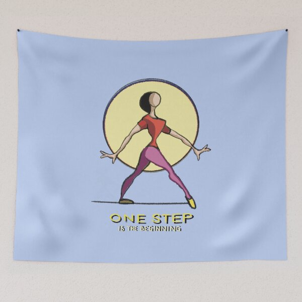 Item preview, One Step Is The Beginning  designed and sold by Virtual Pathfinder.