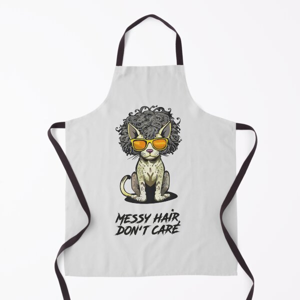 Item preview, Funny Cat Design: Messy Hair, Don't Care designed and sold by katjacasper.