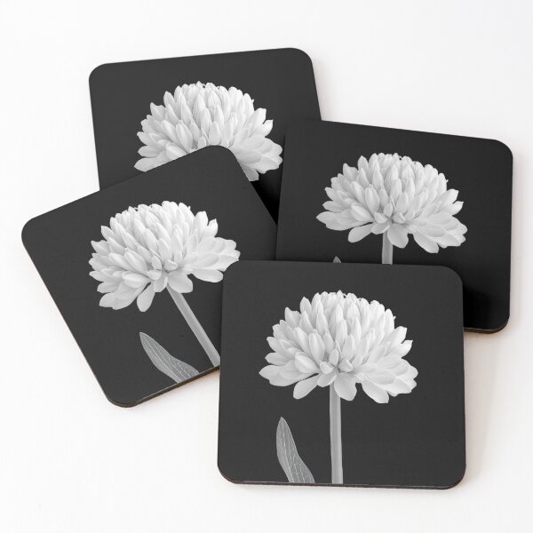 Item preview, Black and White Clover Wild Flower v3 designed and sold by PiranhaEatFashion.