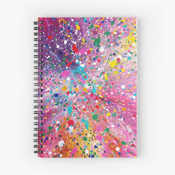 Item preview, Colorful paint splashes isolated on white background. Abstract art. designed and sold by Marc Alexander Kunze.