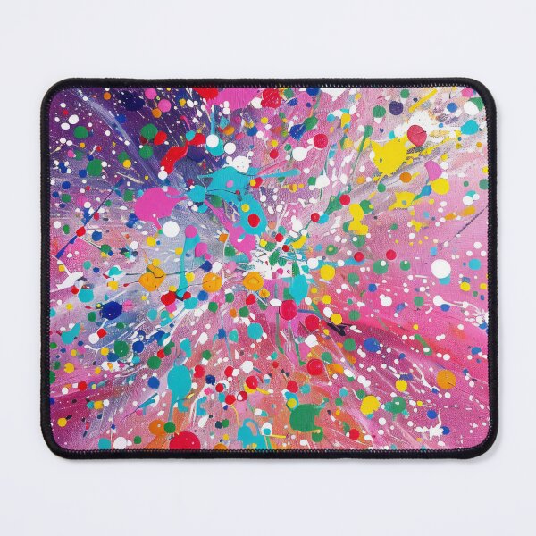 Item preview, Colorful paint splashes isolated on white background. Abstract art. designed and sold by Marc Alexander Kunze.