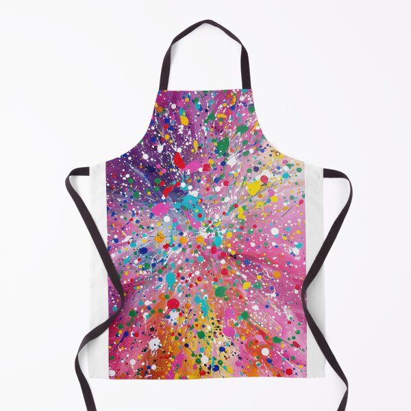 Item preview, Colorful paint splashes isolated on white background. Abstract art. designed and sold by Marc Alexander Kunze.