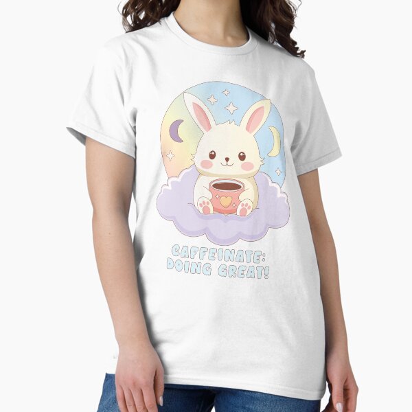 Cute Coffee Bunny | Doing Great Classic T-Shirt