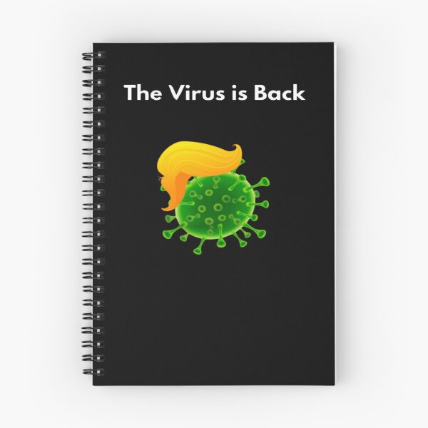 Item preview, The Virus is Back - a satirical anti-Trump Design. Stickers designed and sold by KR Production House.