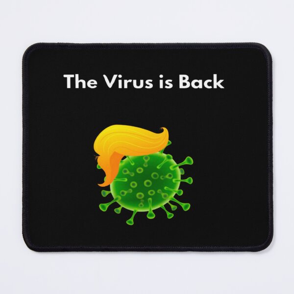 Item preview, The Virus is Back - a satirical anti-Trump Design. Stickers designed and sold by KR Production House.