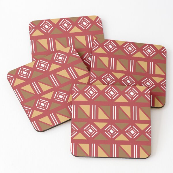 Item preview, African patterns – BOGOLAN red designed and sold by Wolagno.