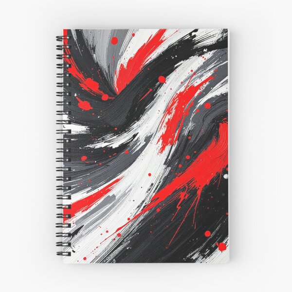 Item preview, Contraste carmesí: energía abstracta y audaz designed and sold by Kozon.