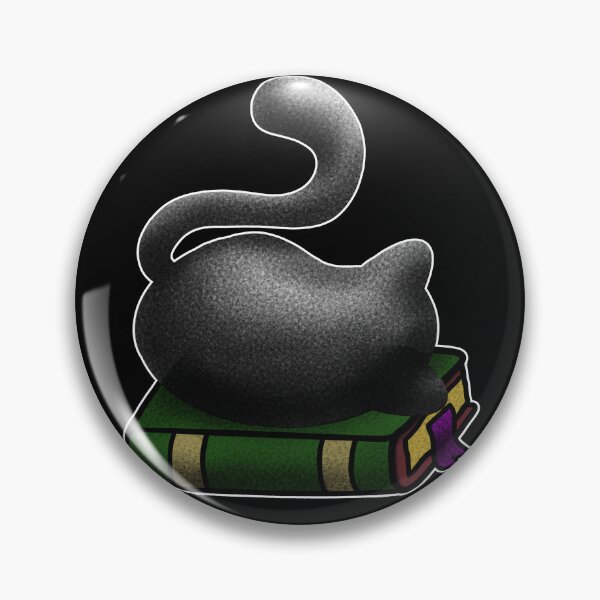 Item preview, Cat and book designed and sold by TheWizardKitten.