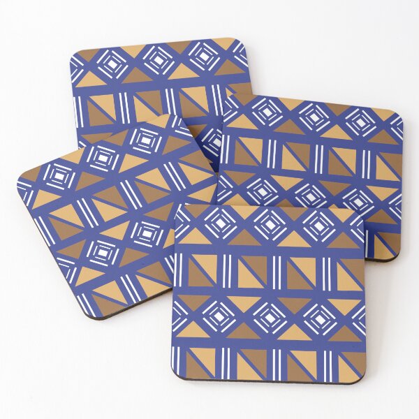 Item preview, African patterns – BOGOLAN blue designed and sold by Wolagno.