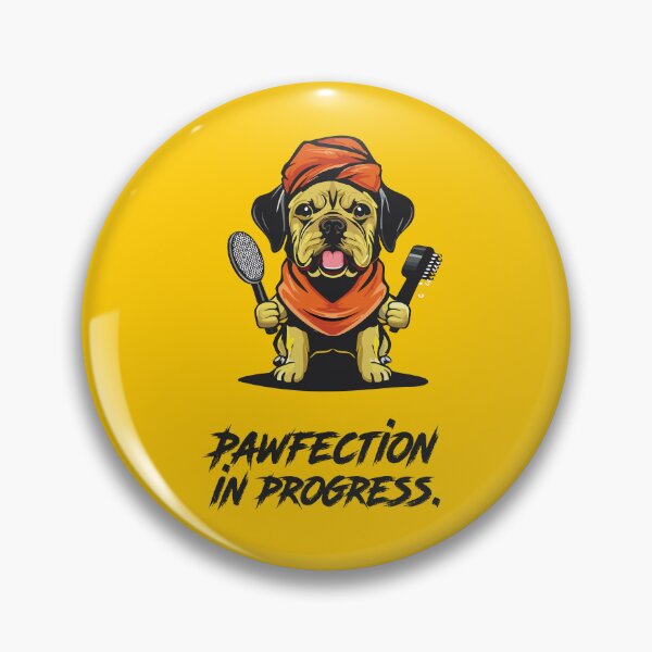 Artikelvorschau, Funny Dog Design: Pawfection in Progress entworfen und verkauft von katjacasper.