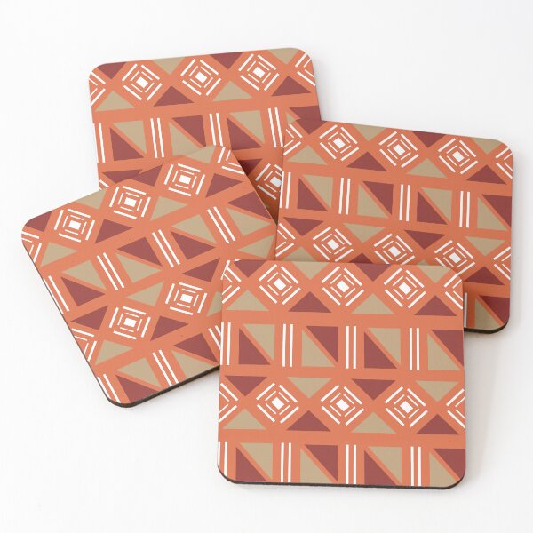 Item preview, African patterns – BOGOLAN orange designed and sold by Wolagno.