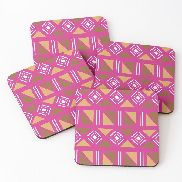 Item preview, African patterns – BOGOLAN pink designed and sold by Wolagno.