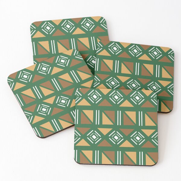 Item preview, African patterns – BOGOLAN green designed and sold by Wolagno.